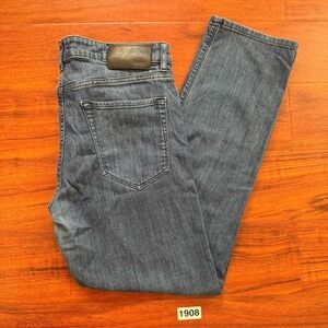 HUGO BOSS Finest Italian Fabric Stretch Denim Jeans Blue Size 32x27